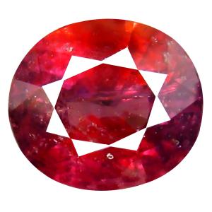 2.04 ct Unbelievable Oval Cut (7 x 7 mm) Un-Heated Reddish Pink Sapphire Natural Gemstone