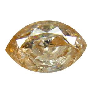 0.36 ct Super-Excellent Marquise Cut (6 x 4 mm) Congo Fancy Brownish Pink Diamond Natural Gemstone