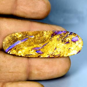14.28 ct Good-looking Fancy Shape (43 x 14 mm) Multi Color Australian Koroit Boulder Opal Natural Loose Gemstone
