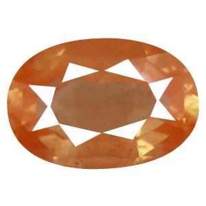 4.27 ct Supreme Oval Cut (13 x 9 mm) Orange Red Color Natural Labradorite Natural Gemstone