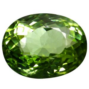 1.91 ct Charming Oval Cut (9 x 7 mm) Mozambique Green Tourmaline Natural Gemstone