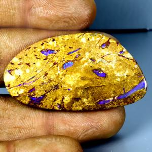 28.83 ct Best Fancy Shape (44 x 24 mm) Multi Color Australian Koroit Boulder Opal Natural Loose Gemstone