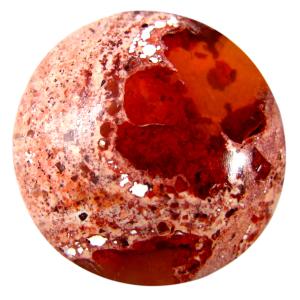11.62 ct Incomparable Oval Cabochon (18 x 18 mm) Un-Heated Mexico Matrix Fire Opal Loose Gemstone