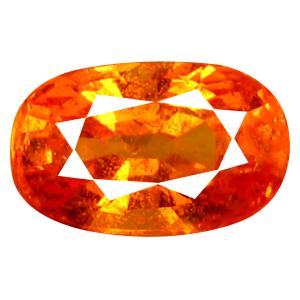 1.08 ct AAA+ Amazing Oval Shape (7 x 4 mm) Fanta Orange Spessartine Natural Gemstone