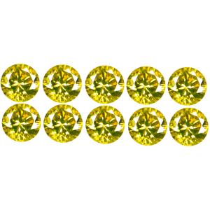 0.10 ct (5 pcs Lot) Magnificent fire CALIBRATED SIZE(2 x 2 mm) Round Shape Diamond Natural Gemstone