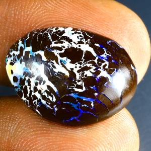 12.67 ct Eye-catching Fancy Cabochon Shape (20 x 15 mm) Multi Color Australian Koroit Boulder Opal Natural Loose Gemstone