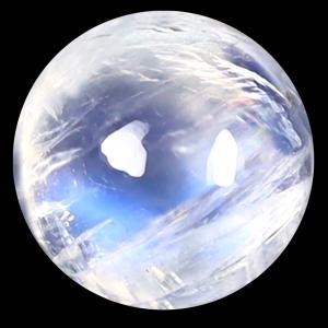 1.72 ct AAA Terrific Round Cabochon Shape (7 x 7 mm) Rainbow Blue Moonstone Natural Gemstone