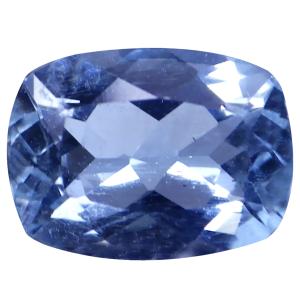 0.98 ct Awe-inspiring Cushion Cut (7 x 6 mm) Unheated / Untreated Sky Blue Aquamarine Natural Gemstone