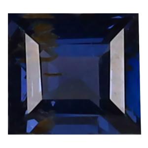 0.72 ct Very good Princess Cut (5 x 5 mm) Unheated / Untreated Blue Spinel Natural Gemstone