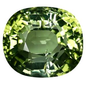 3.40 ct Amazing Cushion Cut (9 x 8 mm) Mozambique Yellownish Green Tourmaline Natural Gemstone