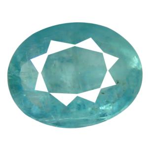 0.51 ct AAA Five-star Oval Shape (6 x 5 mm) Greenish Blue Grandidierite Natural Gemstone