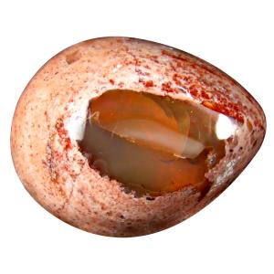 8.88 ct Outstanding Pear Cabochon (18 x 14 mm) Un-Heated Mexico Matrix Fire Opal Loose Gemstone