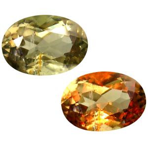 2.68 ct Oval Cut (10 x 7 mm) Turkish Color Change Diaspore Natural Loose Gemstone