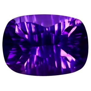 8.85 ct Great looking Cushion Cut (15 x 11 mm) 100% Natural Purple Color Purple Amethyst Gemstone