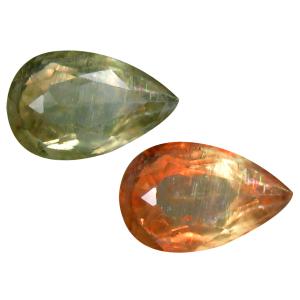 1.95 ct Pear Cut (10 x 7 mm) Turkish Color Change Diaspore Natural Loose Gemstone