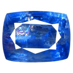 1.91 ct AA+ Super-Excellent Cushion Shape (8 x 6 mm) Blue Kyanite Natural Gemstone