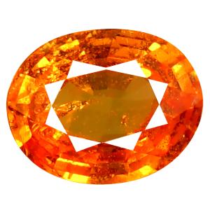 1.46 ct AAA+ Terrific Oval Shape (8 x 6 mm) Fanta Orange Spessartine Natural Gemstone