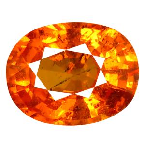 1.21 ct AAA+ Wonderful Oval Shape (7 x 5 mm) Fanta Orange Spessartine Natural Gemstone