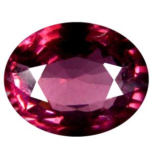 1.26 ct AAA+ Terrific Oval Shape (7 x 6 mm) Pinkish Red Rhodolite Garnet Natural Gemstone
