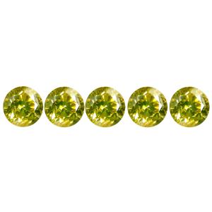 0.20 ct (5 pcs Lot) Magnificent fire CALIBRATED SIZE(2 x 2 mm) Round Shape Diamond Natural Gemstone