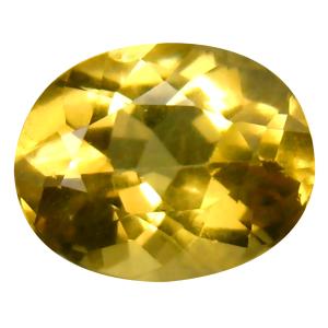 2.18 ct Wonderful Oval Cut (10 x 8 mm) 100% Natural Yellow Heliodor Beryl Natural Gemstone