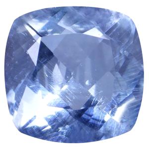 0.90 ct Tremendous Cushion Cut (7 x 6 mm) Unheated / Untreated Sky Blue Aquamarine Natural Gemstone
