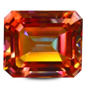 7.66 ct AAA+ Romantic Octagon Shape (12 x 10 mm) Multi Color Twilight Topaz Natural Gemstone