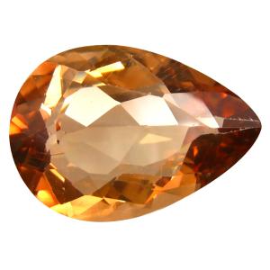 12.50 ct AAA Sparkling Pear Shape (19 x 13 mm) Champagne Champion Topaz Natural Gemstone