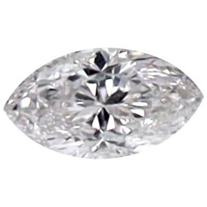 0.06 ct Fair Marquise Cut (3 x 2 mm) D (Colorless) Unheated / Untreated Diamond Natural Gemstone