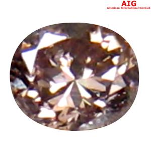 0.06 ct AIG Certified Charming Marquise Cut (3 x 2 mm) Unheated / Untreated Fancy Brown Diamond Loose Stone