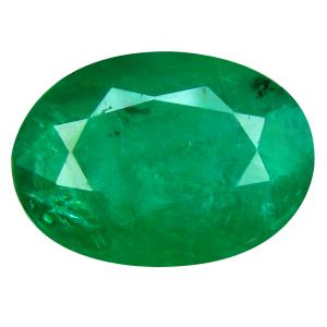 3.71 ct Eye-popping Oval (12 x 9 mm) 100% Natural (Un-Heated) Colombia Emerald Loose Gemstone
