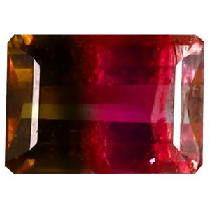 2.59 ct Elegant Octagon (9 x 7 mm) Unheated / Untreated Mozambique Watermelon Tourmaline Loose Gemstone