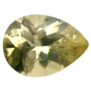 4.54 ct Best Pear Cut (14 x 10 mm) Un-Heated Natural Yellow Andesine Loose Gemstone