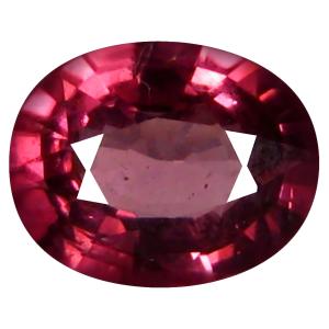 1.19 ct AAA+ Lovely Oval Shape (7 x 6 mm) Pinkish Red Rhodolite Garnet Natural Gemstone