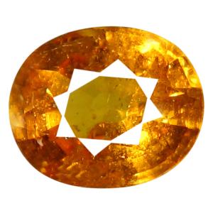 1.17 ct AAA Splendid Oval Shape (7 x 6 mm) Fanta Orange Spessartine Natural Gemstone